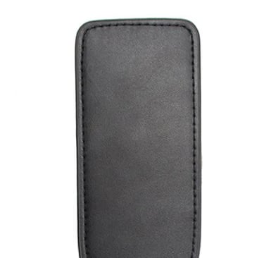 a faux leather paddle for bdsm play