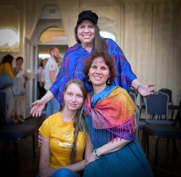 Jurgita Adom su dukra ir Vianna Stibal