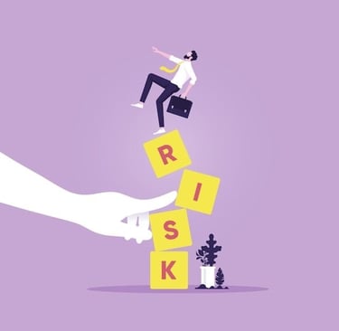 blocks showing what risk could look like