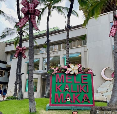 Mele Kalikimaka Hawai'i Weihnachten Honolulu Waikiki Annerschtwo