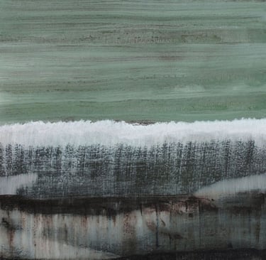 Artiste Jaï - Acrylique sur toile "Rêves décalés"- Collection "Les grands Espaces " 2025