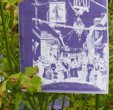 Fanzine Gâtinais libre, mini livret editorial