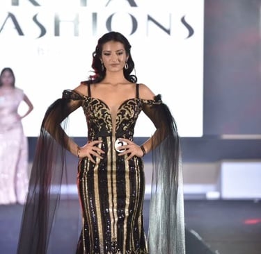 model miss pageant beauty contest evening gown stunning dress gorgeous Priya fashions boutique