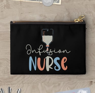 infusion nurse zipper pouch