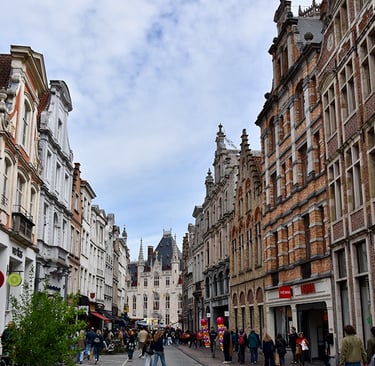 Rue menant à la Grand-Place de Bruges