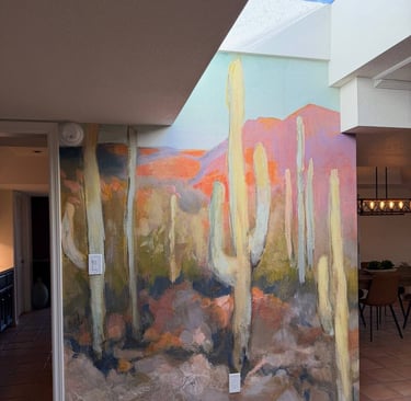 Wallpaper installation project in Surprise, AZ