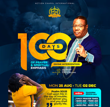 100 days prayer spiritual emphasis arch bishop nicholas duncan williams