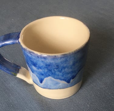 Blue Layered Cup