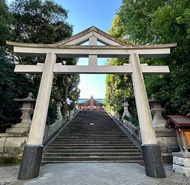 Entrée du sanctuaire shinto Hie Shrine