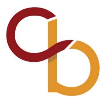 a logo for the CB company