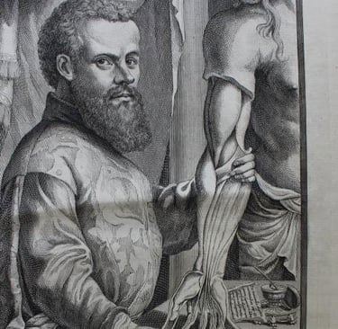 “Anatomical Studies” – Andreas Vesalius (De humani corporis fabrica, 1543)