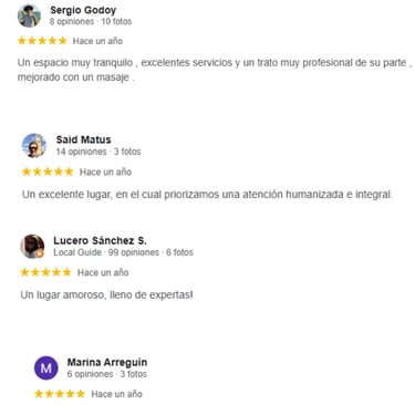 5 estrellas, atención humanizada