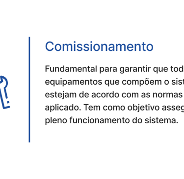 comissionamento