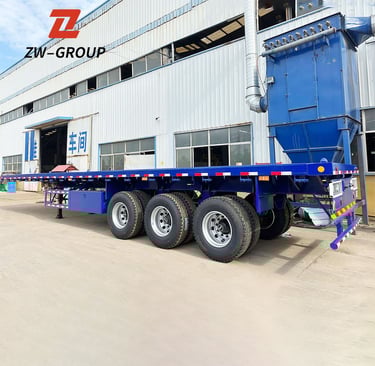 3 axle flatbed trailer