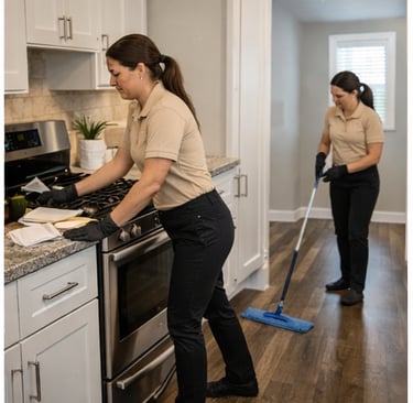 Recurring house cleaning services MaidsElite