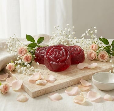 Handmade Floral Soap Collection by Plantika