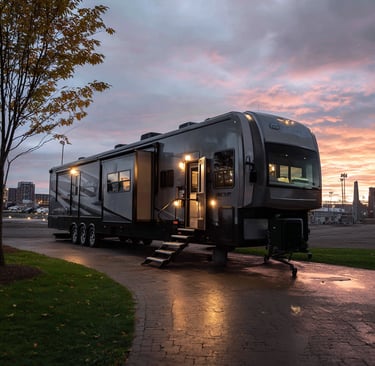 42 foot RV Travel nurse home