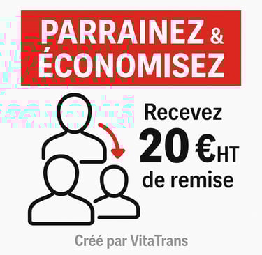 Parrainage client professionnel VitaTrans Taxi-Colis Besançon