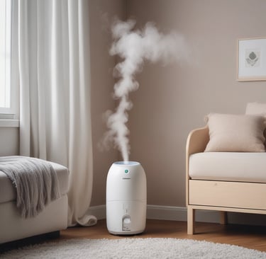 A cozy workspace with a laptop open to an affiliate marketing dashboard, surrounded by notes and coffee.