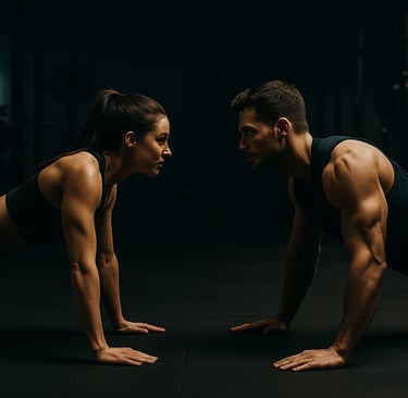 Usuaris entrenant la força