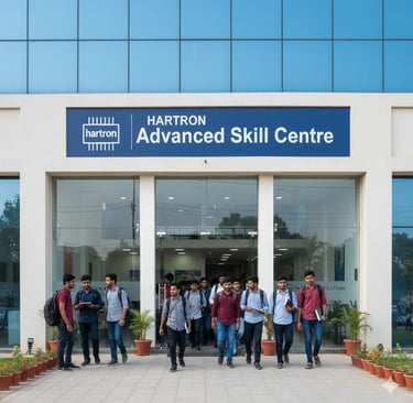 Hartron brand Offline classes balaabhgarh