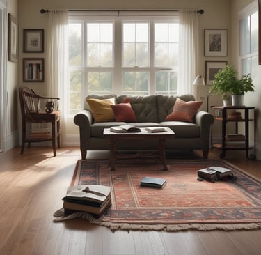 Bright living room with modern inventory