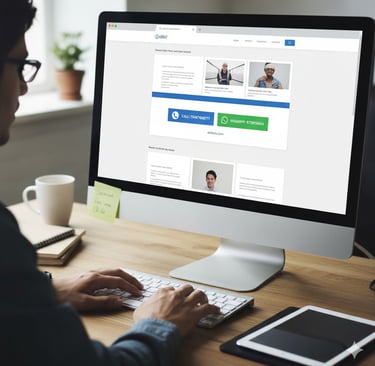 Azilora Technologies website design team working on an ecommerce project in Bangalore