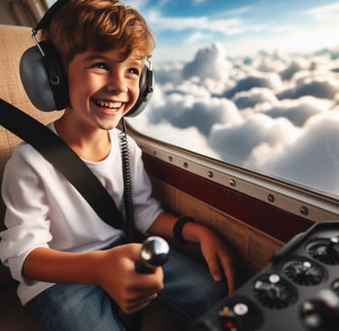 sueño de volar joven