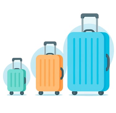 Maletas representando servicios de guardamuebles en Madrid para estudiantes.
