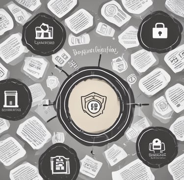 a security badge with a security badge on it