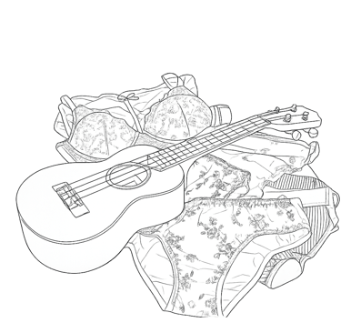 Ukulele and underwaer