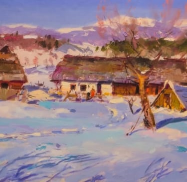 Йосип Бокшай (1891–1975), «Зимова симфонія Закарпаття», 1972