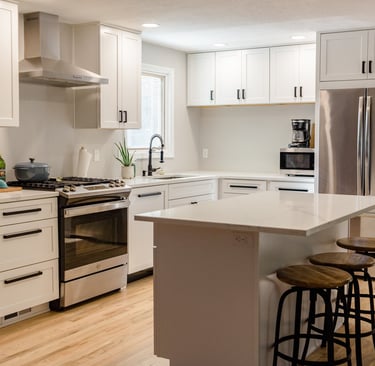 new kitchen gas appliances with island
