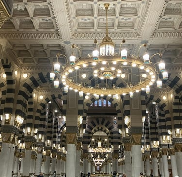 Interior of Haram in Makkah