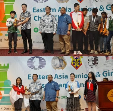 Eastern Asian Juniors And Girls Chess Championship 2023, IM Quizon Daniel, WFM Singgih Diajeng