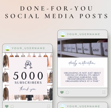 Canva templates for small business Instagram and Pinterest marketing