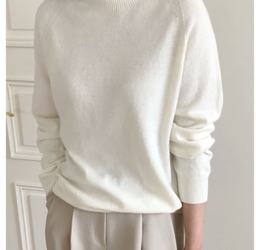 Shein sweater styled for classic vanilla girl fall look.