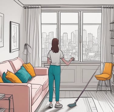 A friendly customer service representative answering a call in a bright, modern office.