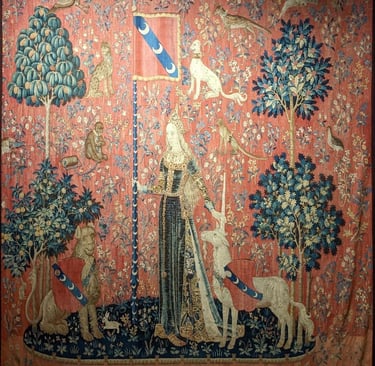 Tapisseries de La Dame à la Licorne : Toucher