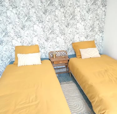 Chambre avec deux lit Maison de voyageurs