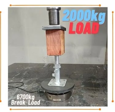 Testing adjustable deck supports