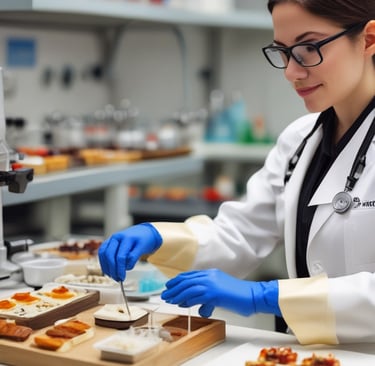 person holding orange and white toothbrush