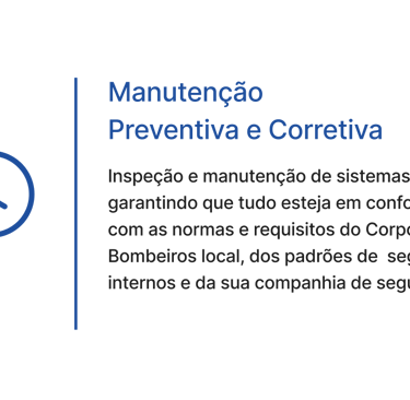 manutenção preventiva e corretiva