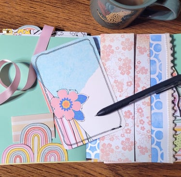 book journal, junk journal