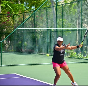 Coach Abby working with Cesar Performance Coach