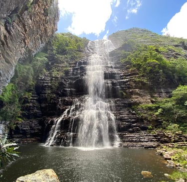 Swallowtail Falls in all its glory