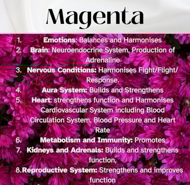 Colour Healing, Healing Light, Chromotherapy, Spechtochrome Magenta