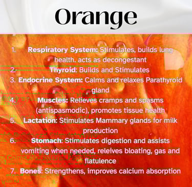 Colour Healing, Healing Light, Chromotherapy, Spechtochrome Orange