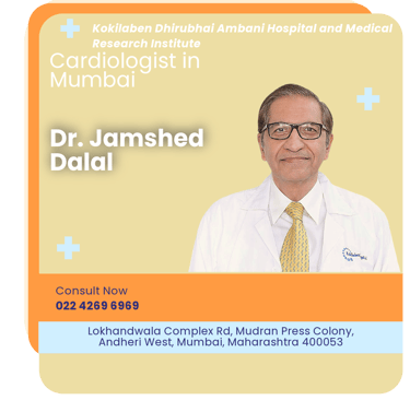 A graphical representation highlighting Dr. Jamshed Dalal as the Best Cardiologist in Mumbai.