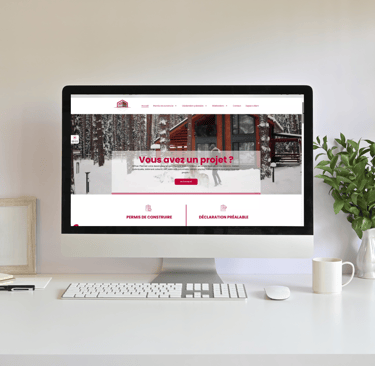 Réalisation : Site internet - Office Plan - Amy Atelier Graphique